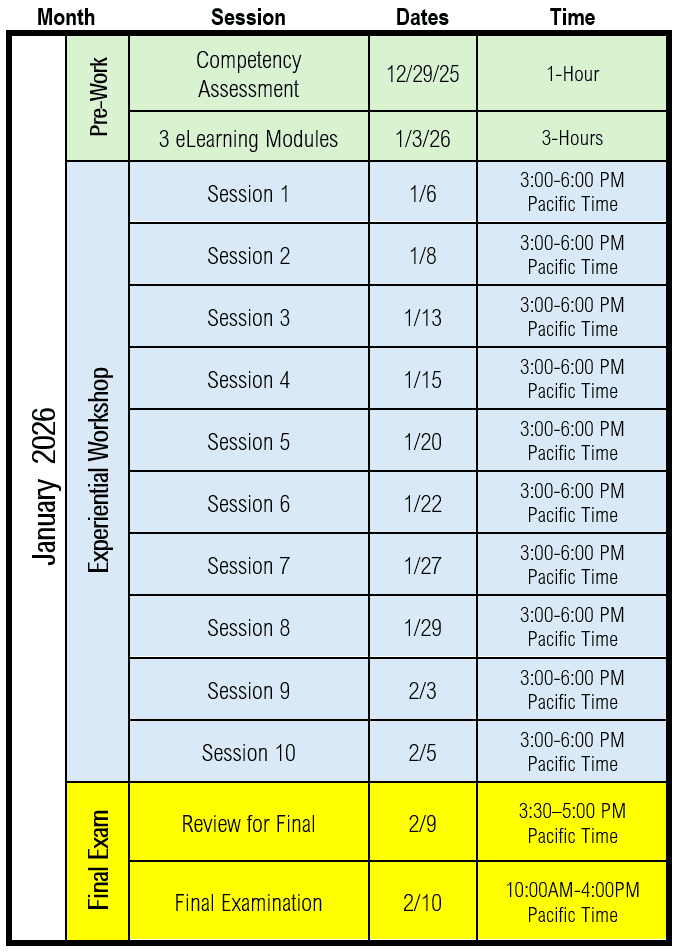 Drucker Schedule-January 2026